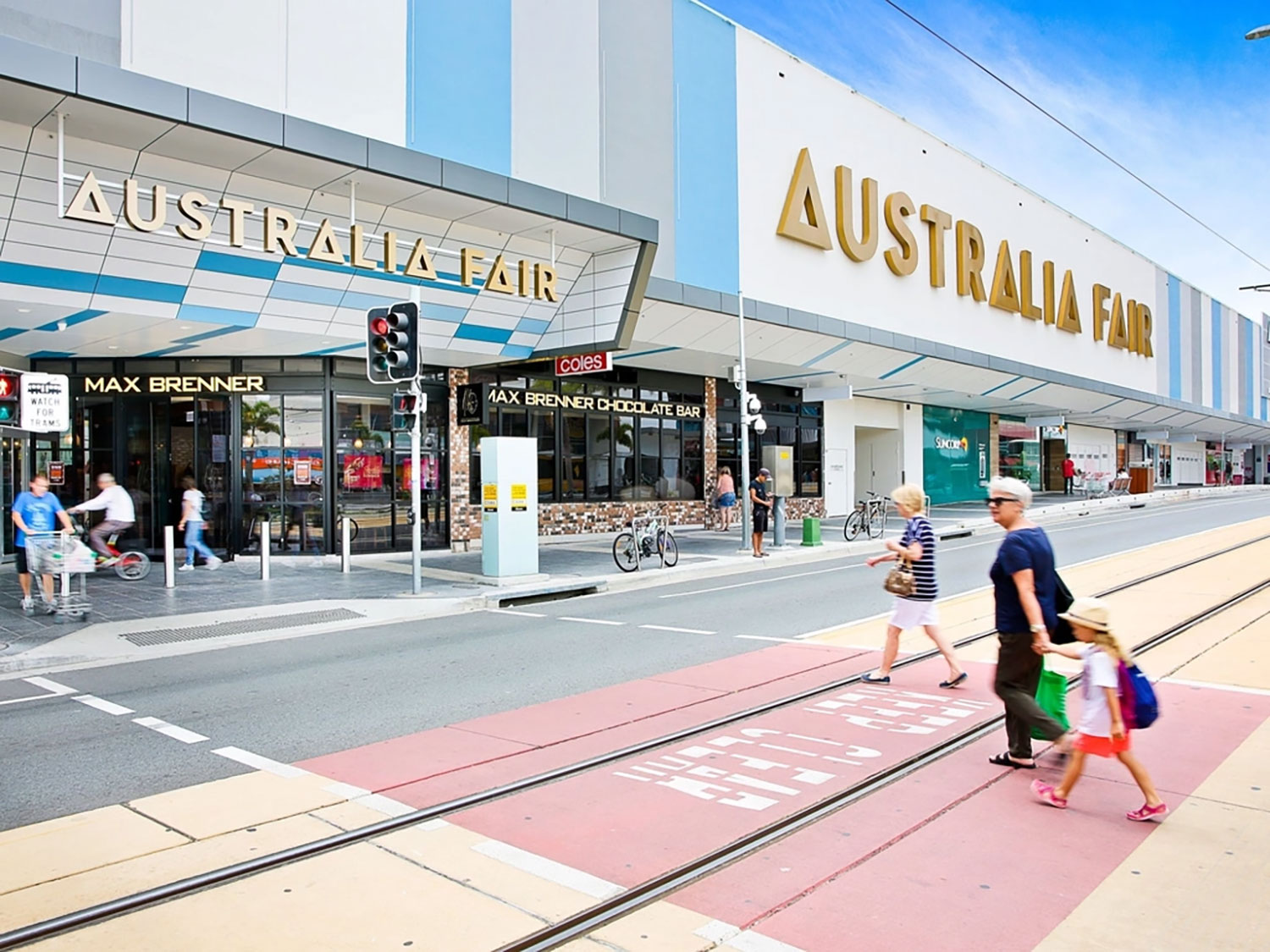 Southport CBD: The Scarborough Street Entrance to Australia Fair Shopping Centre
