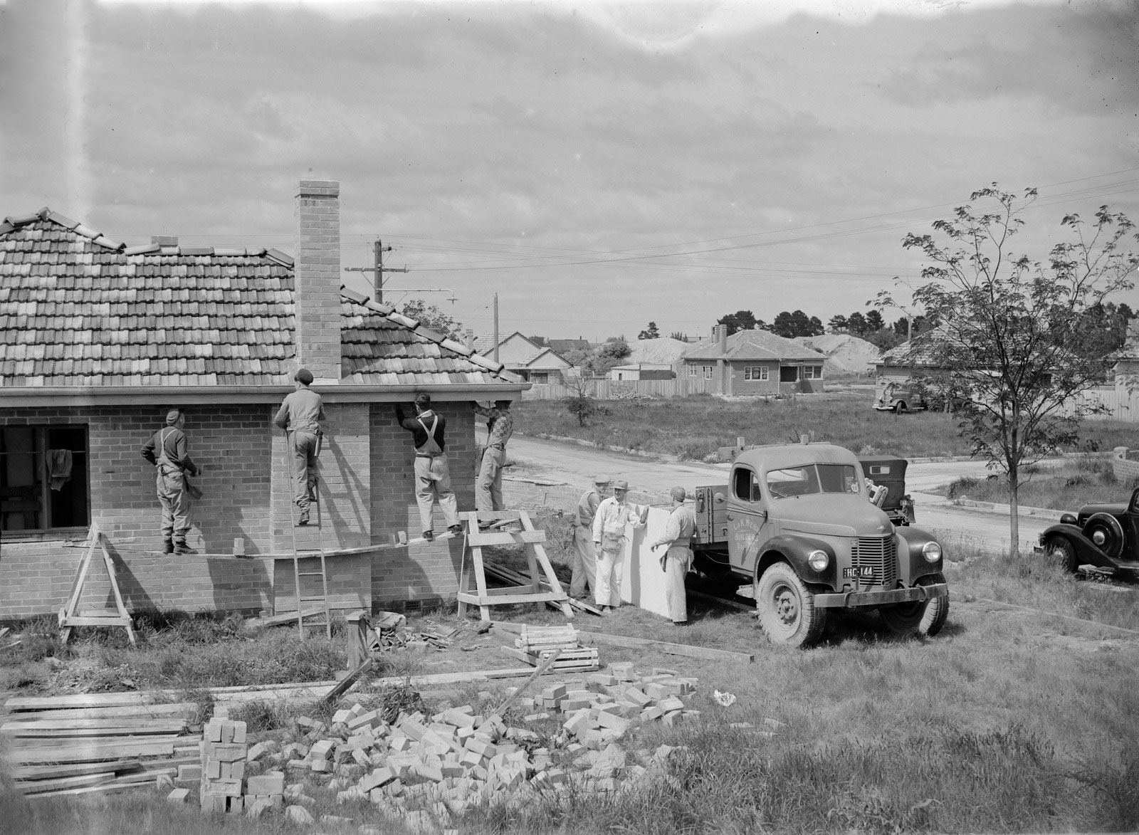 Home building, Ballarat Victoria in the 1960s
