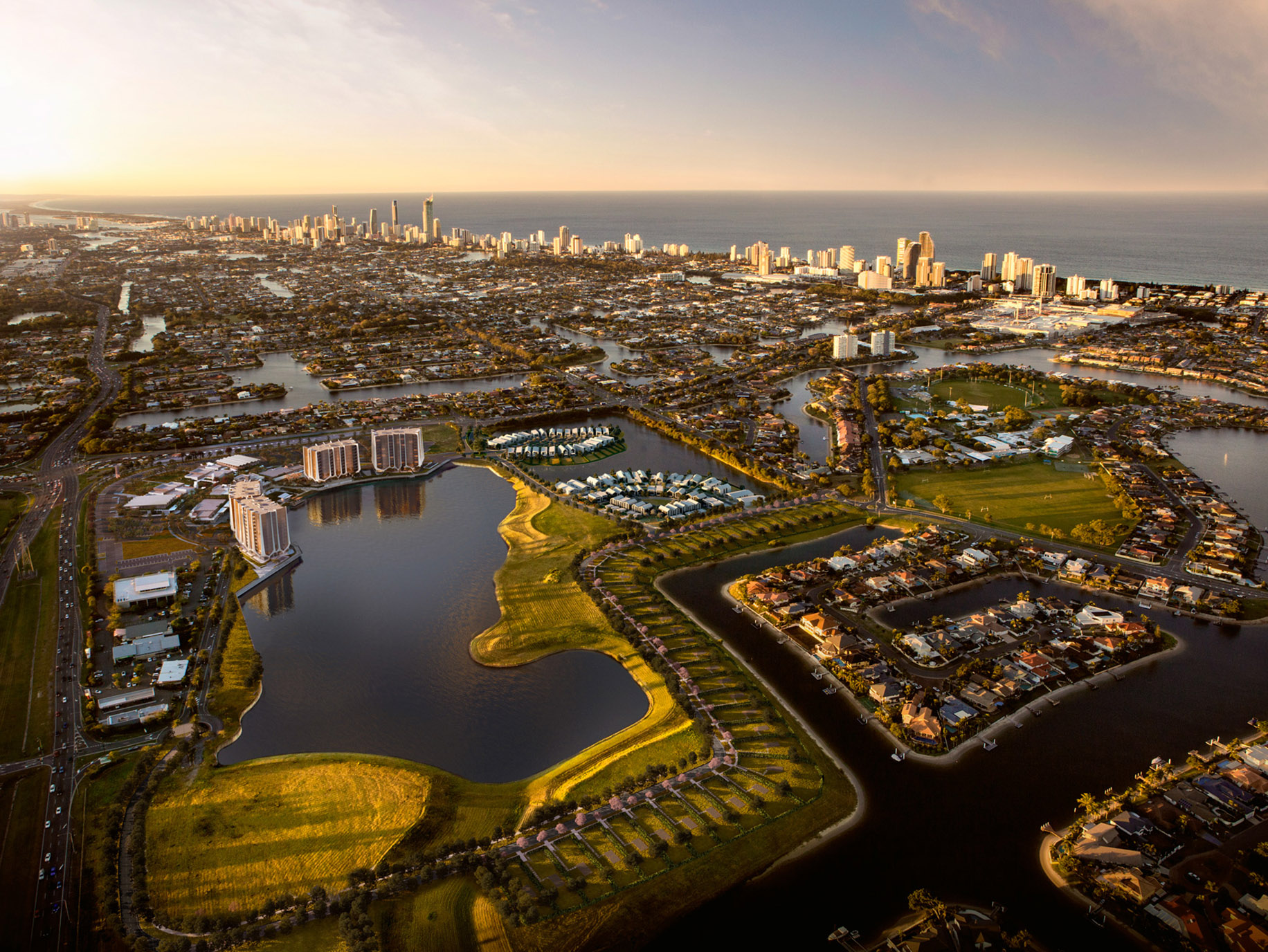 Kollosche Commercial has closed a $45,800,000 sale inside The Lakes masterplan development, paving the way for the Gold Coast’s first retail resort.